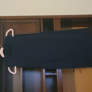 Reformation turtleneck navy mini dress M EUC